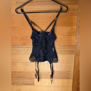 AvioKove Lace Bustier Garter Top – Size S